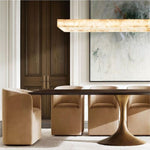 Rivent Alabaster Rectangular Chandelier 54"