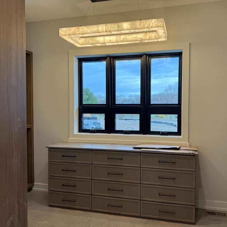 Rivent Alabaster Rectangular Chandelier 54"