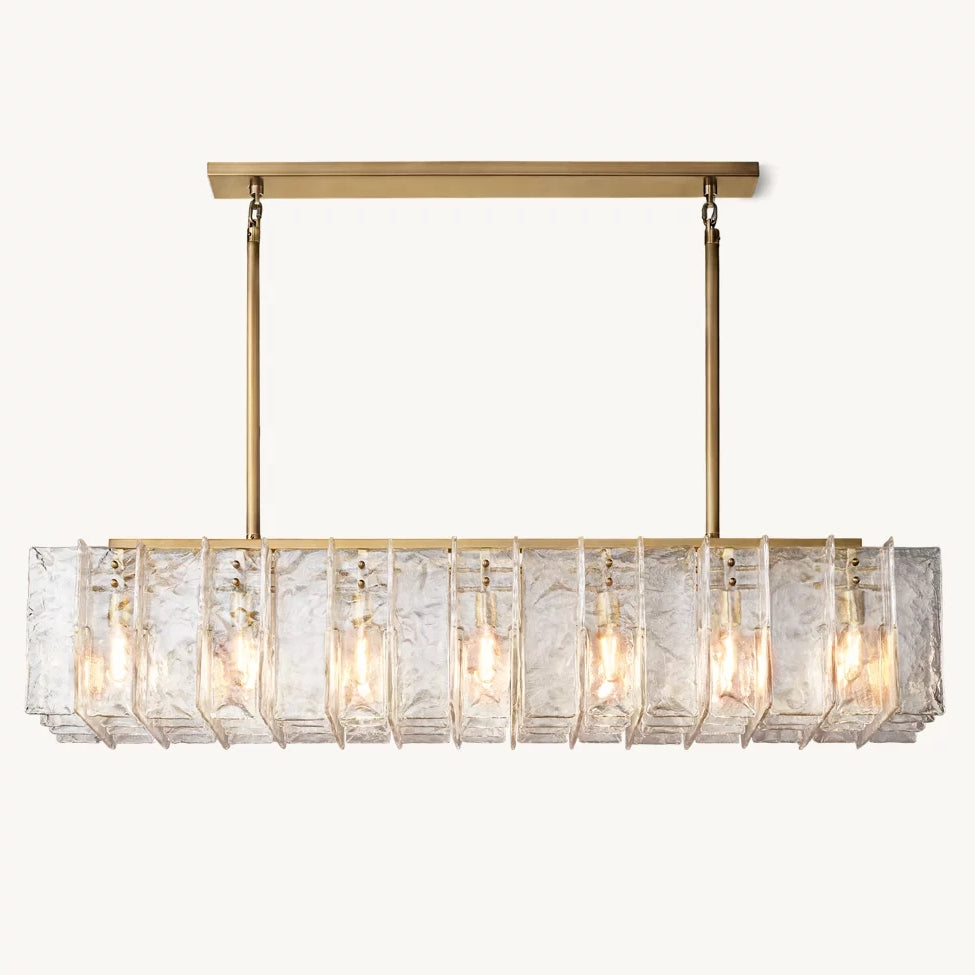 Latimer Rectangular Chandelier 67"