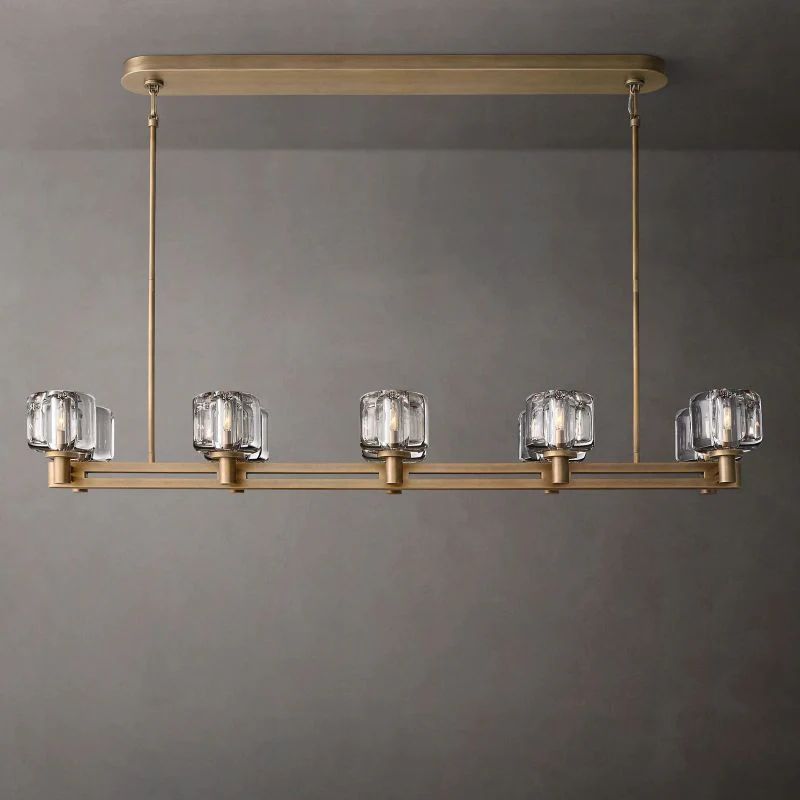 Deveret Double Linear Chandelier 54"