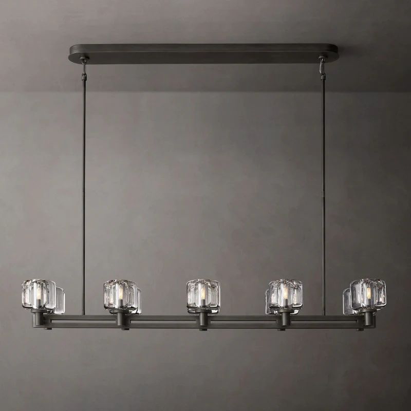 Deveret Double Linear Chandelier 54"