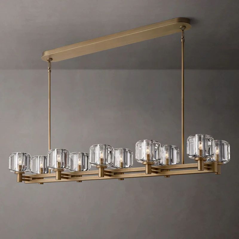 Deveret Double Linear Chandelier 54"