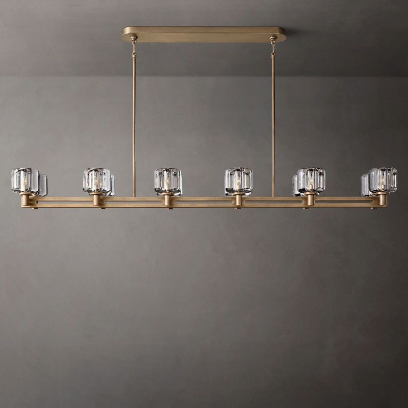 Deveret Double Linear Chandelier 72"