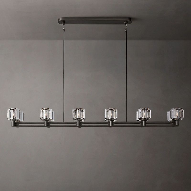 Deveret Double Linear Chandelier 72"