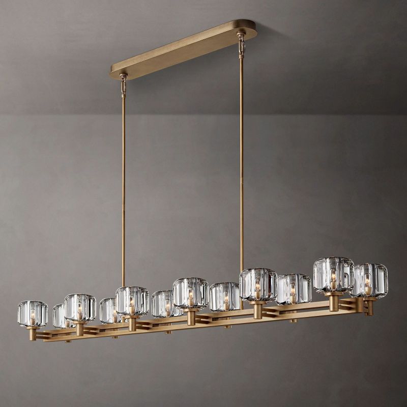 Deveret Double Linear Chandelier 72"