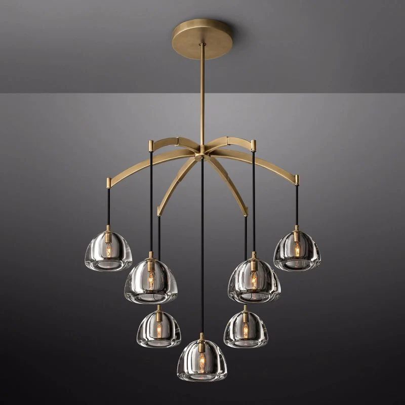 Hemival Round Chandelier 36"