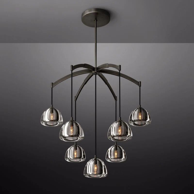 Hemival Round Chandelier 36"