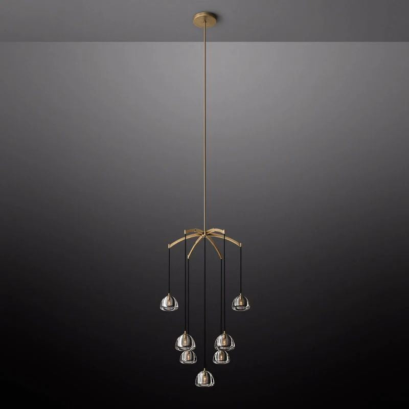 Hemival Round Chandelier 36"