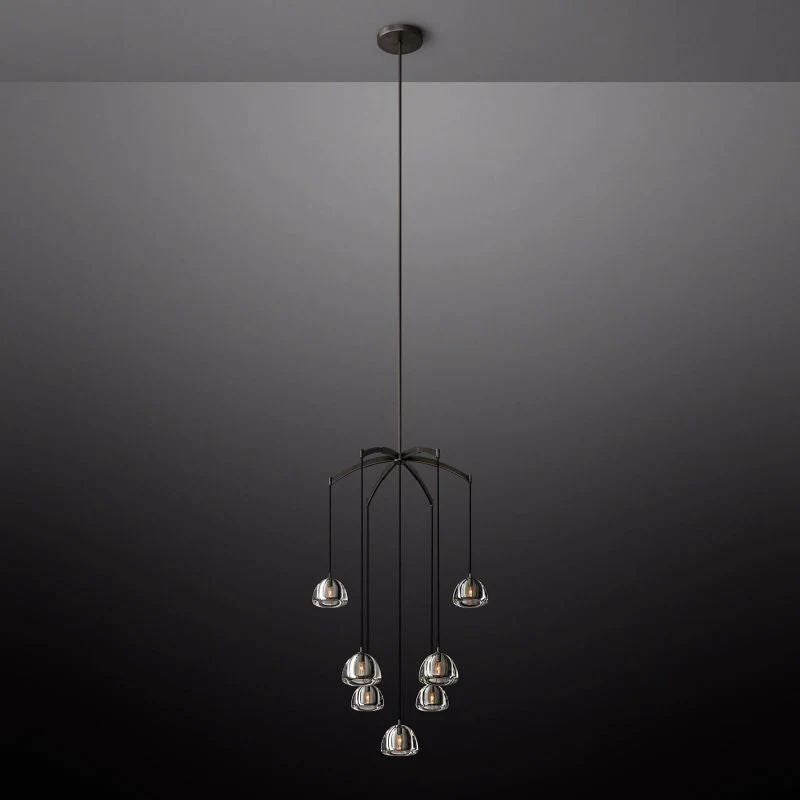 Hemival Round Chandelier 36"