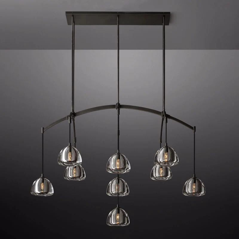 Hemival Linear Chandelier 54"