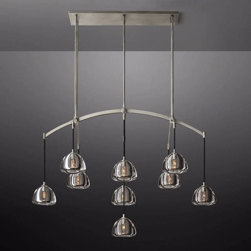 Hemival Linear Chandelier 54"