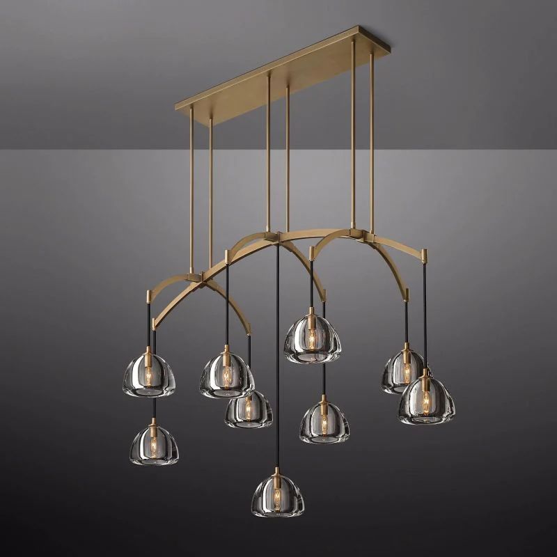 Hemival Linear Chandelier 54"