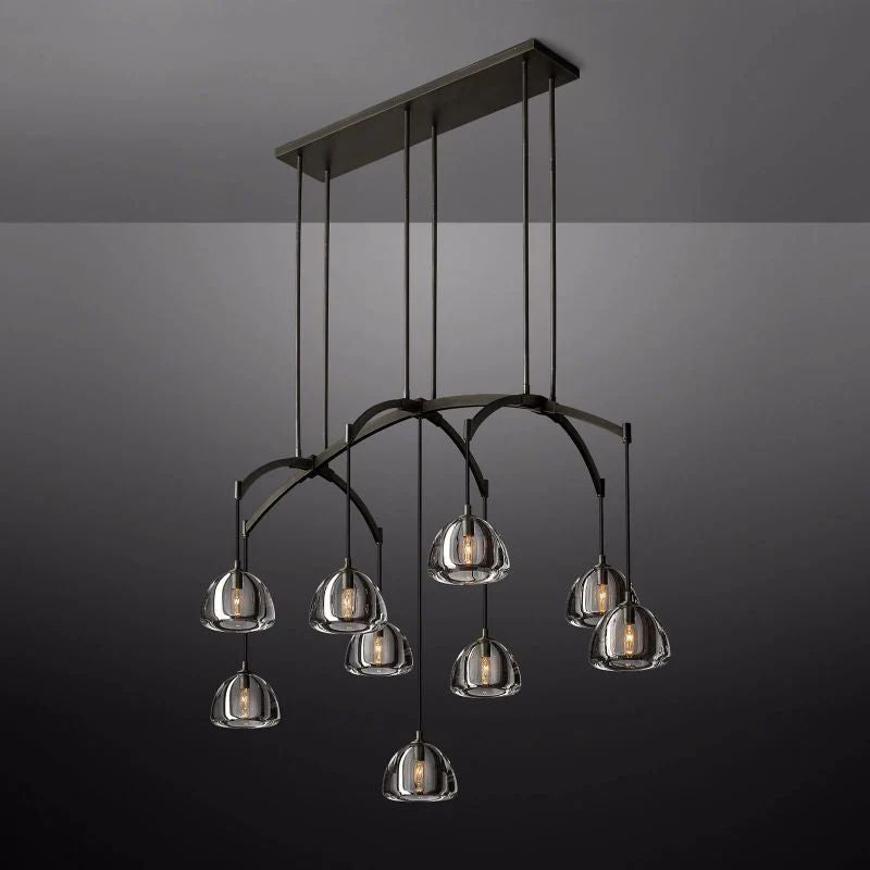 Hemival Linear Chandelier 54"