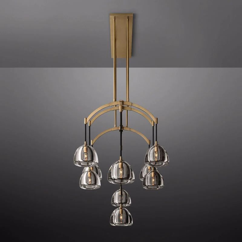 Hemival Linear Chandelier 54"