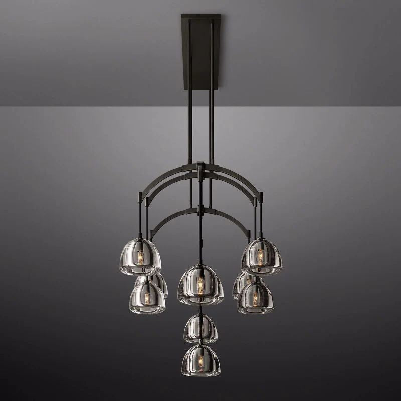 Hemival Linear Chandelier 54"
