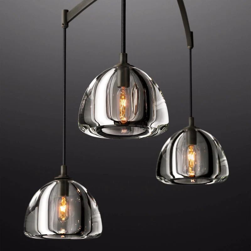 Hemival Linear Chandelier 54"