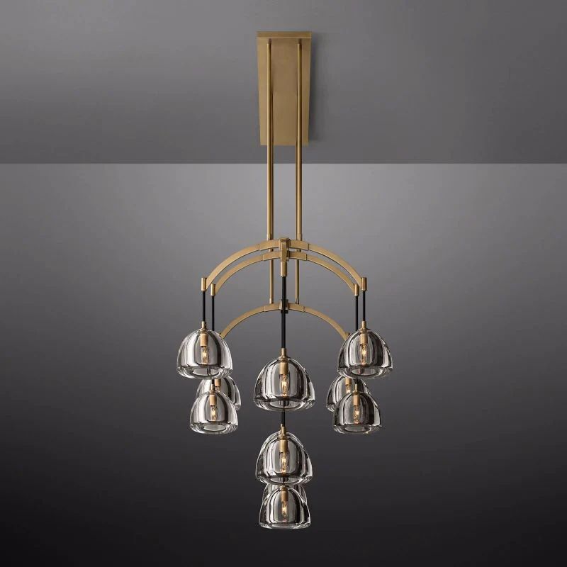 Hemival Linear Chandelier 72"