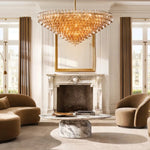 Chivaro Tiered Round Chandelier 47"