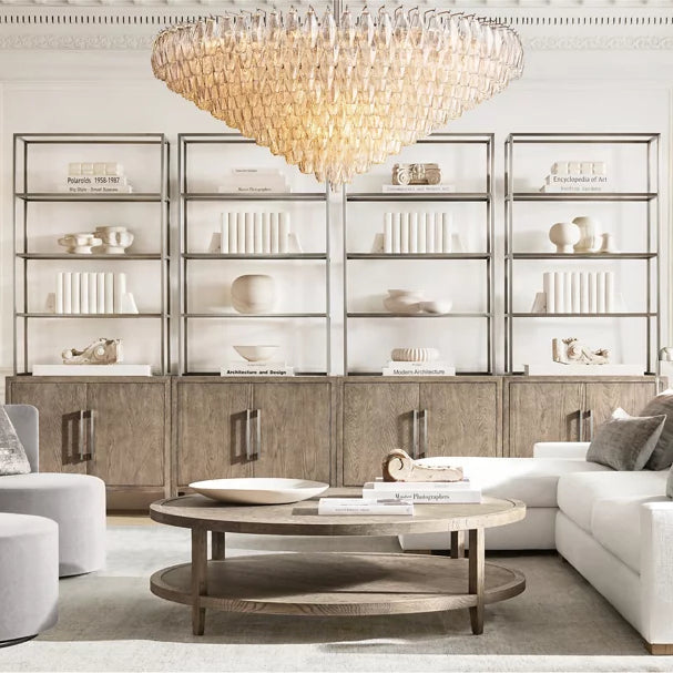 Chivaro Tiered Round Chandelier 47"