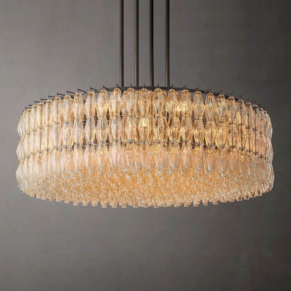 Chivaro Round Chandelier 62"