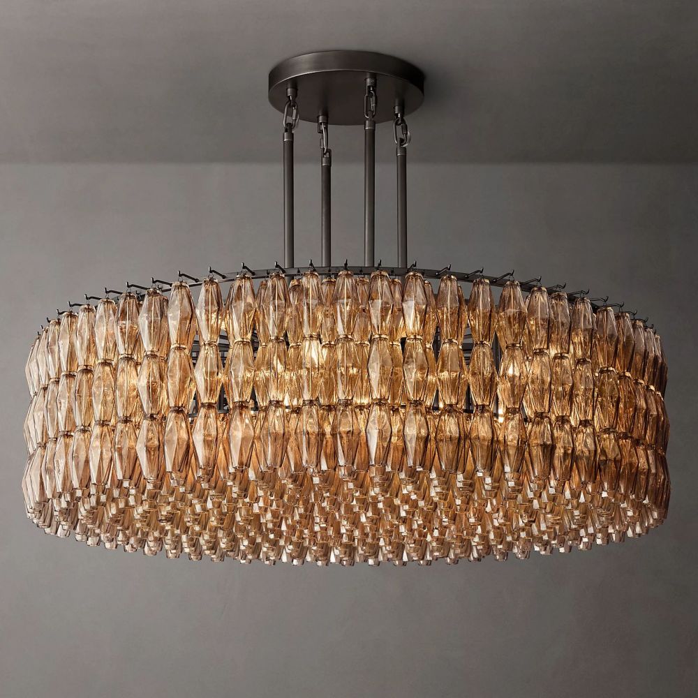 Chivaro Round Chandelier 62"