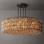 Chivaro Round Chandelier 62"