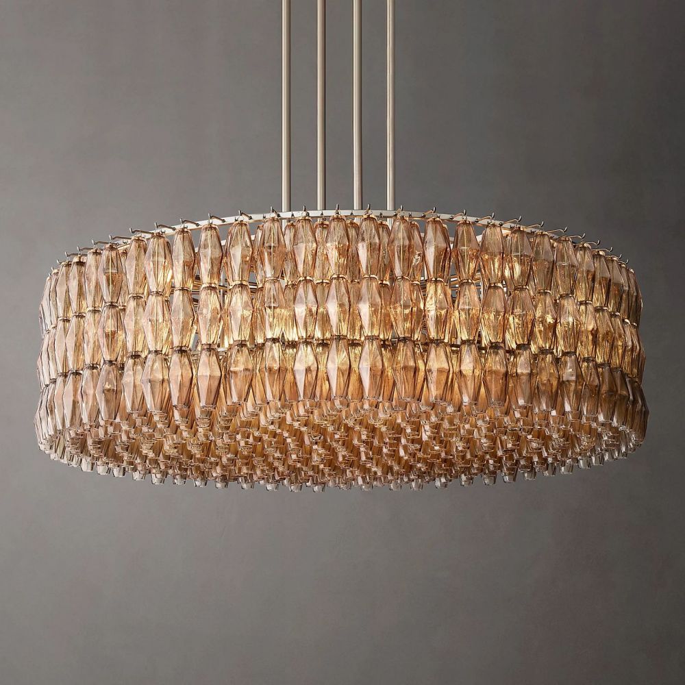 Chivaro Round Chandelier 62"