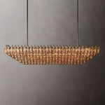 Chivaro Tiered Rectangular Chandelier 74"