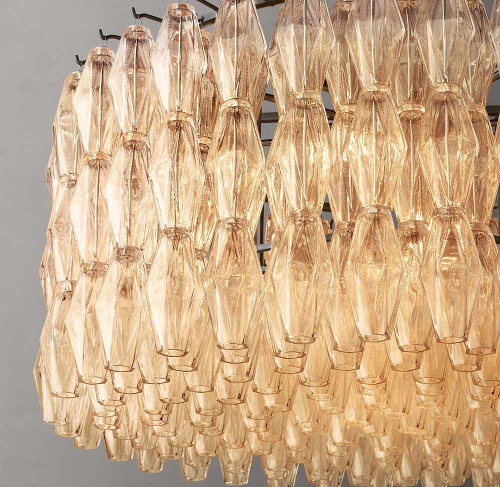 Chivaro Round Chandelier 37"