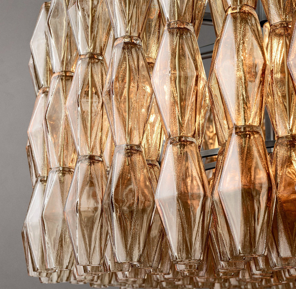 Chivaro Round Chandelier 37"
