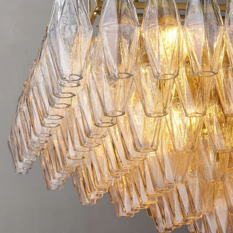Chivaro Rectangular Chandelier 74"