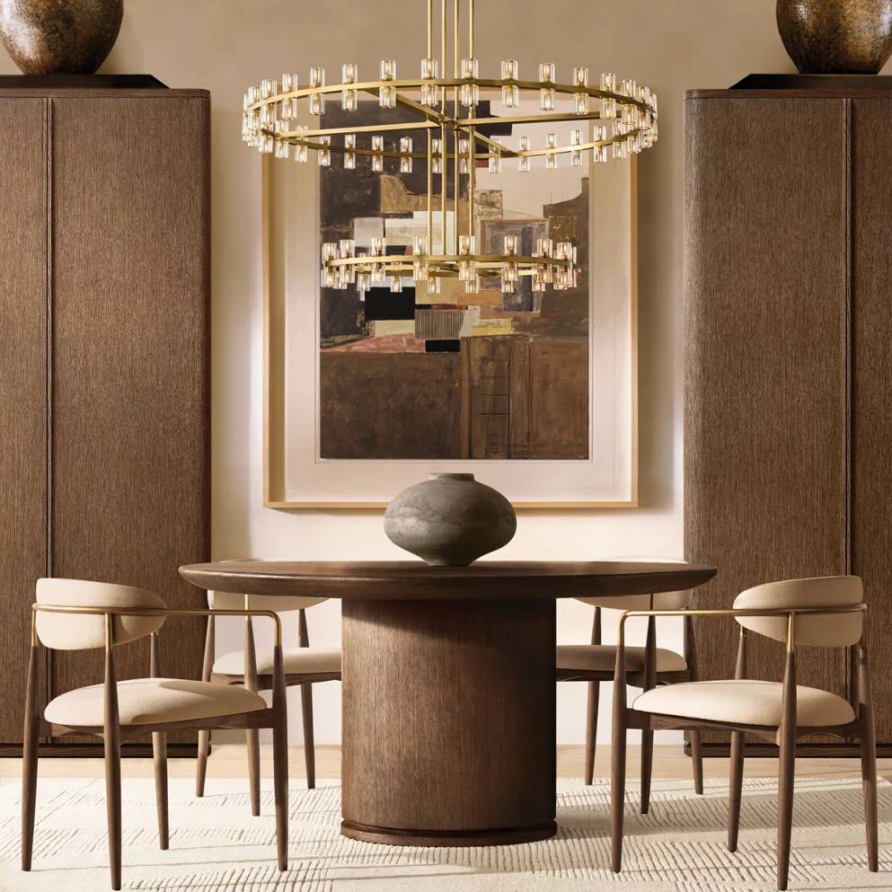 Archette Two-Tier Round Chandelier 60"