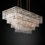 Marvion Tiered Rectangle Chandelier 72"