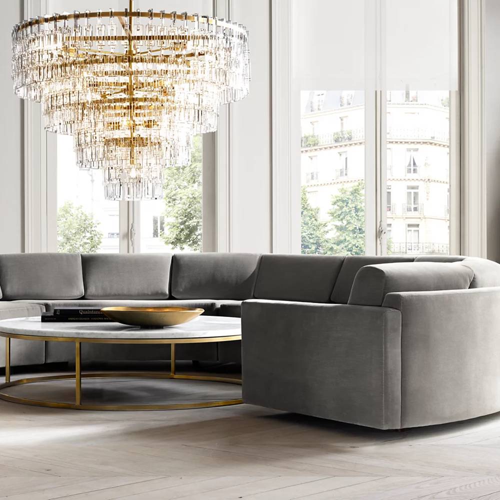 Marvion Tiered Round Chandelier 60"