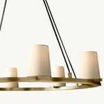 Paucent Shade Round Chandelier 36"