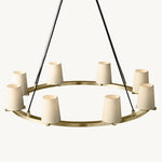Paucent Shade Round Chandelier 36"
