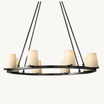 Paucent Shade Round Chandelier 36"