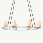 Paucent Shade Round Chandelier 36"