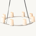 Paucent Shade Round Chandelier 36"