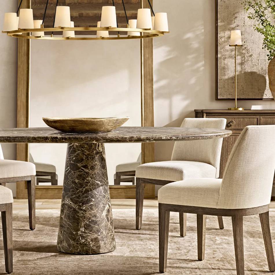 Paucent Shade Round Chandelier 60"