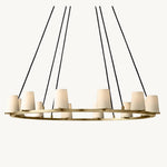 Paucent Shade Round Chandelier 48"