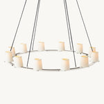 Paucent Shade Round Chandelier 48"