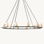 Paucent Shade Round Chandelier 60"