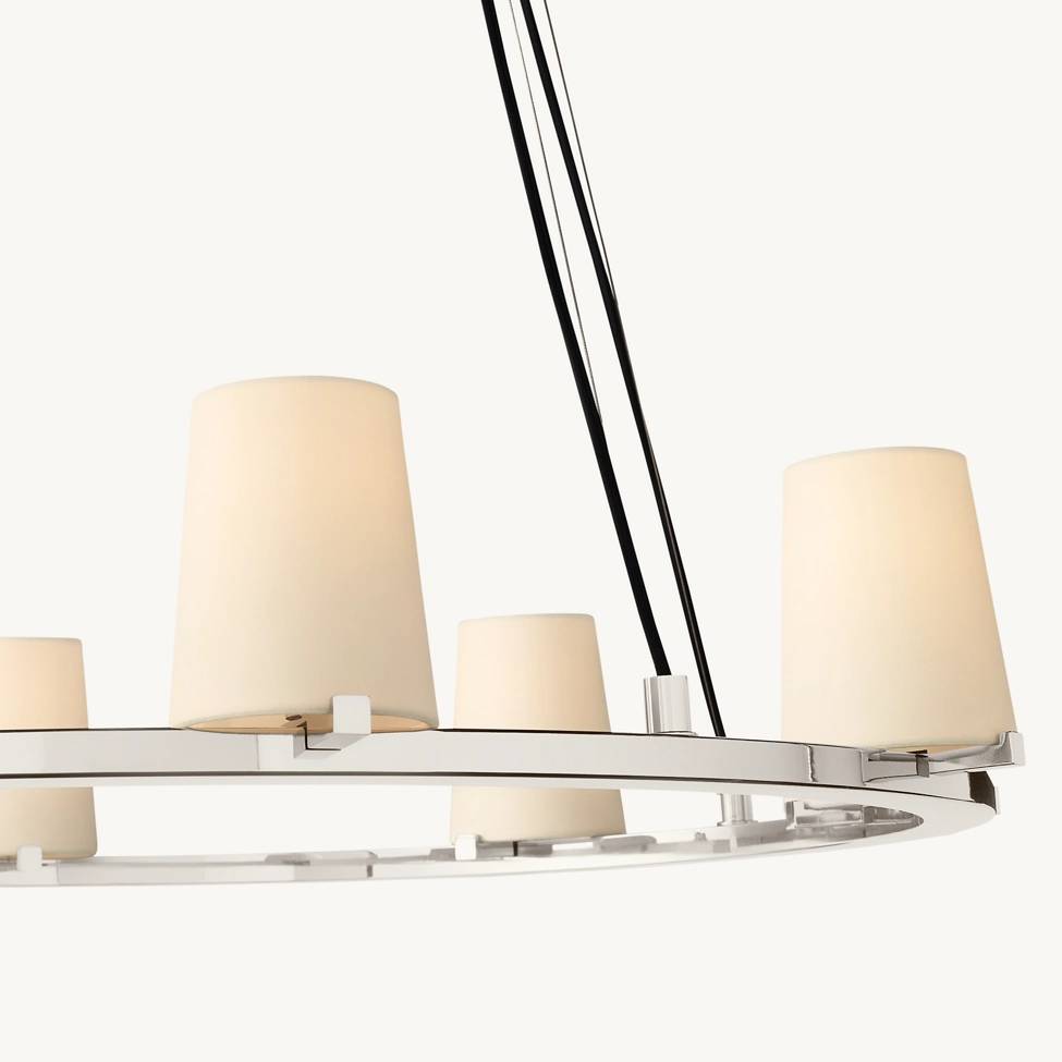 Paucent Shade Round Chandelier 60"