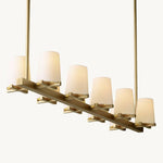 Paucent Shade Linear Chandelier 49"