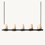 Paucent Shade Linear Chandelier 49"