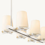 Paucent Shade Linear Chandelier 49"