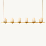 Paucent Shade Linear Chandelier 60"