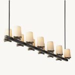 Paucent Shade Linear Chandelier 60"