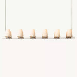 Paucent Shade Linear Chandelier 60"